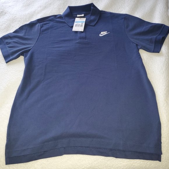 Nike Sportswear Men's Polo Shirt in Navy, M - Picture 6 of 9